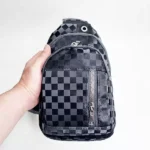 بادی بگ شطرنجی مشکی اسپرت - Image 4