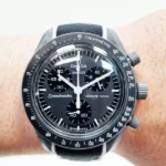 ساعت مچی امگا سواچ بند رابر مشکی اسپرت - Image 7