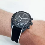 ساعت مچی امگا سواچ بند رابر مشکی اسپرت