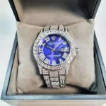 ساعت مچی فول نگین رولکس مردانه - Image 2