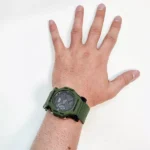 ساعت مچی کاسیو جیشاک عقربه ای سبز - Image 5