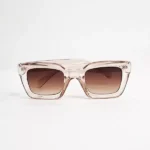 عینک آفتابی فریم شفاف لنز دودی در دو رنگ - Image 3