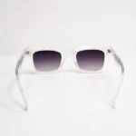 عینک آفتابی فریم شفاف لنز دودی در دو رنگ - Image 12