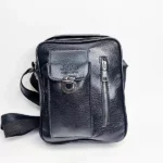 کیف دوشی مردانه مشکی - Image 4