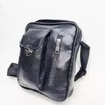 کیف دوشی مردانه مشکی - Image 3