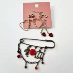 پک هدیه گوشواره و سنجاق سینه - Image 7