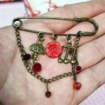 پک هدیه گوشواره و سنجاق سینه - Image 9